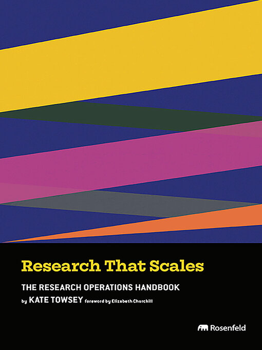 Title details for Research That Scales by Kate Towsey - Available
